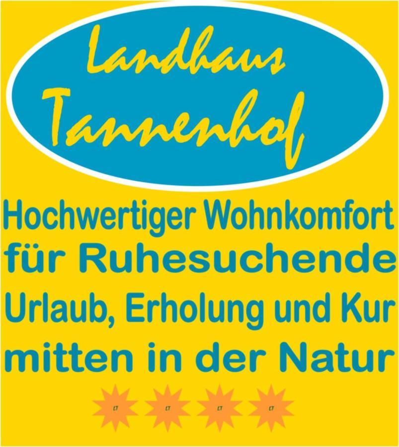 Ferienwohnungen Landhaus Tannenhof Bischofsgrün Kültér fotó